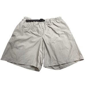 Columbia Omni-Shade Shorts Men's L Sun Protection Beige Nylon Hiking Camping
